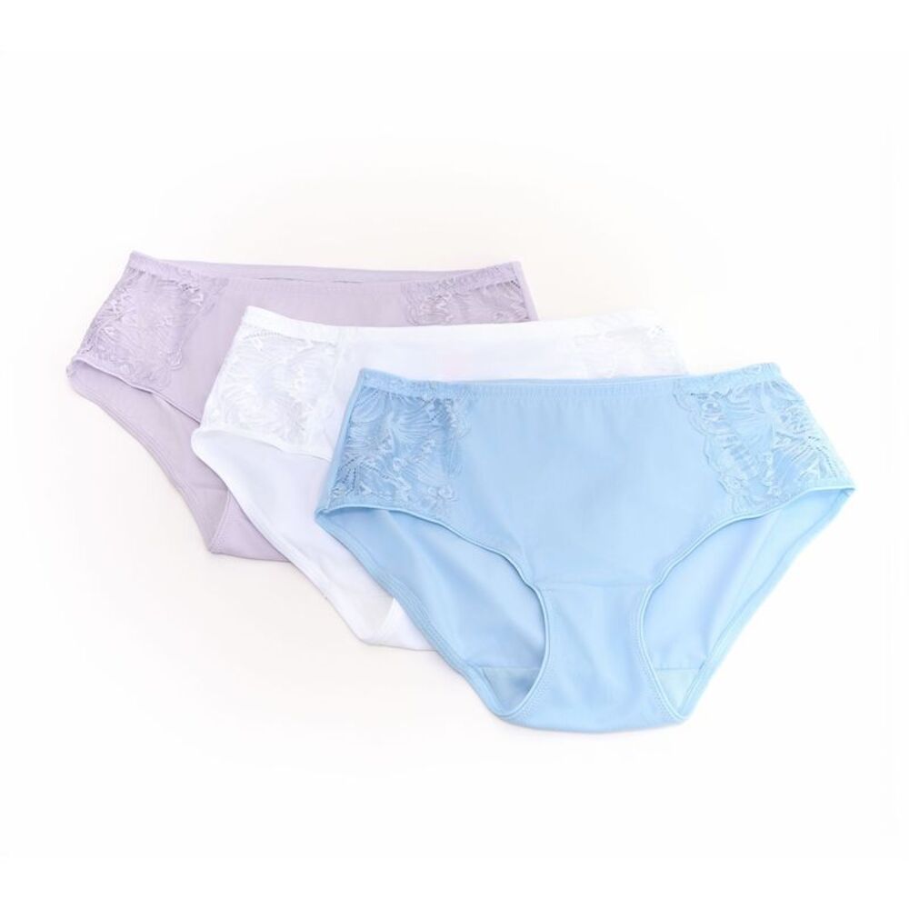 Gloria Vanderbilt Women's Plus Sz Panties 1X Make Your Multi-colored